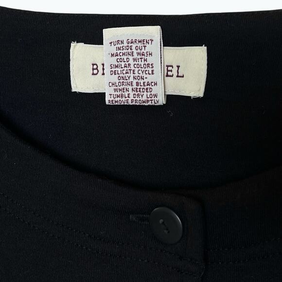 Vintage Bechamel Polar Bear Sweater Womens Large Black Button Cardigan Holidays - Picture 6 of 9